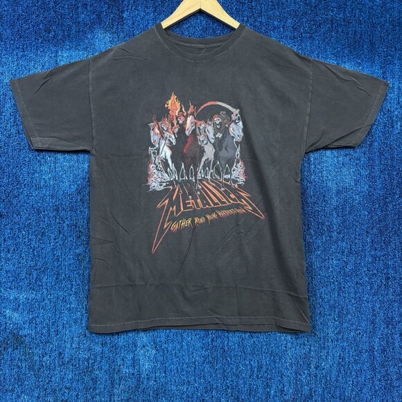 Metallica Four Horsemen Kill em All Heavy Metal Band Tee M - Picture 1 of 4